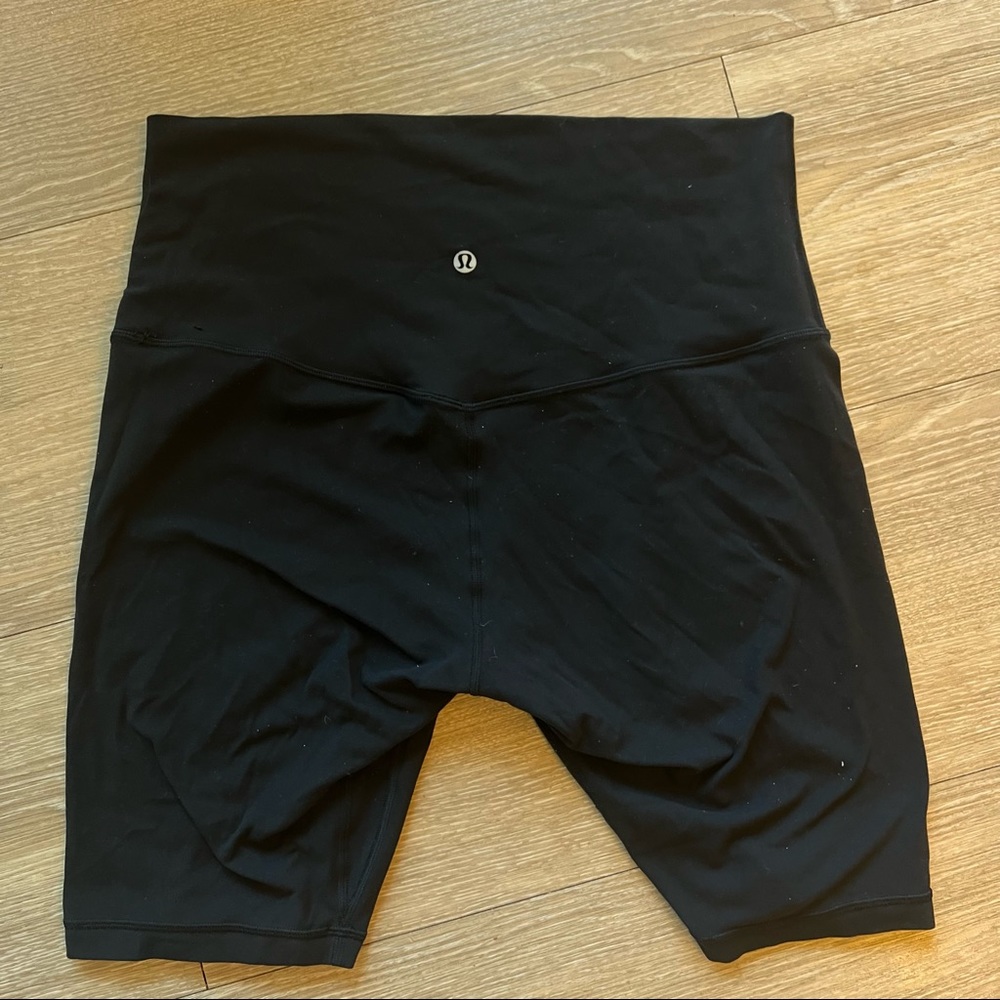 Lululemon high rise align biker shorts, 10” inseam